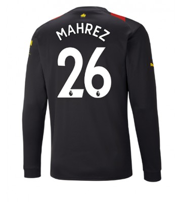Manchester City Riyad Mahrez #26 Bortedrakt 2022-23 Langermet